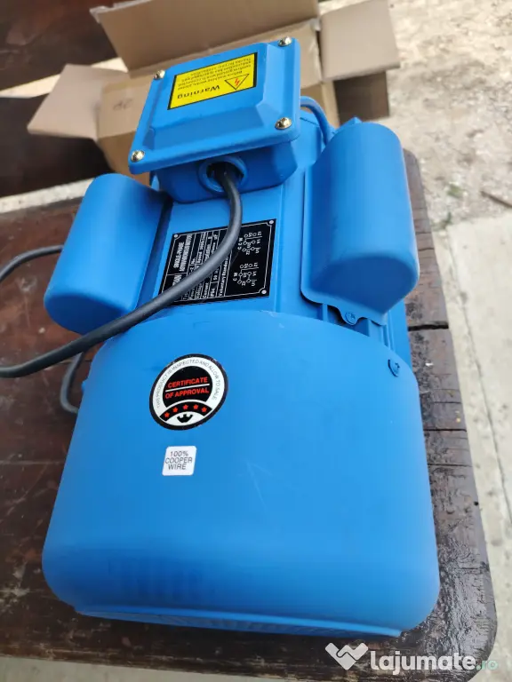 Motor electric profesional 4.8 kw ptr compresoare 1,2,3 pistoane 220v-380v