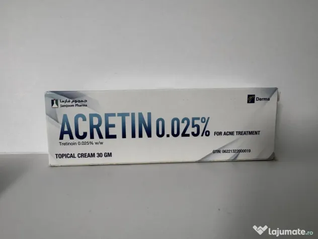 Acretin 0.025% cream anti age anti acnee