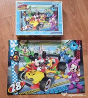 4 Puzzle cu personaje indragite de copii 