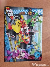 4 Puzzle cu personaje indragite de copii 