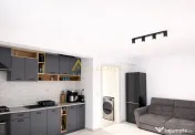Apartament 2camere tip studio /mobilat si utilat metrou Dimi 
