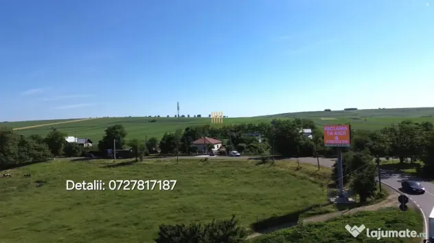 Teren Intravilan 5500 mp de Inchiriat Intersectia Hutani Su