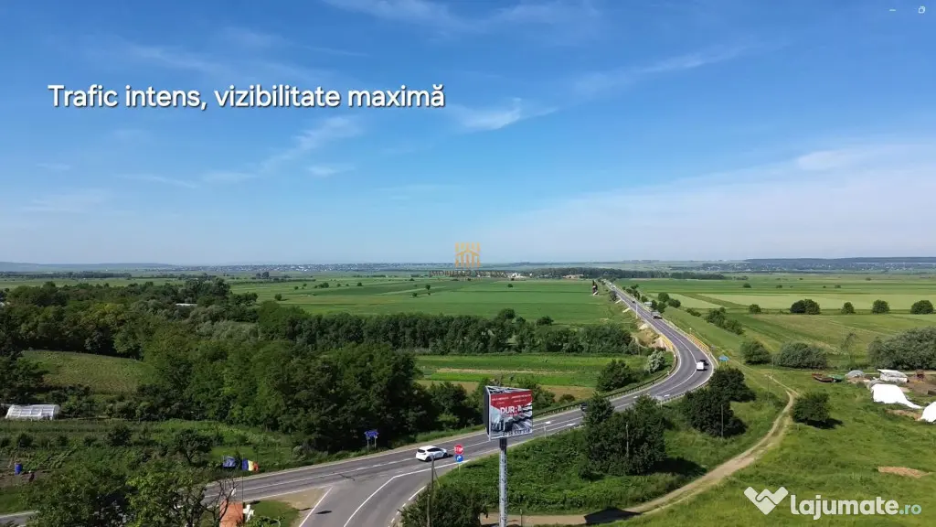Teren Intravilan 5500 mp de Inchiriat Intersectia Hutani Su