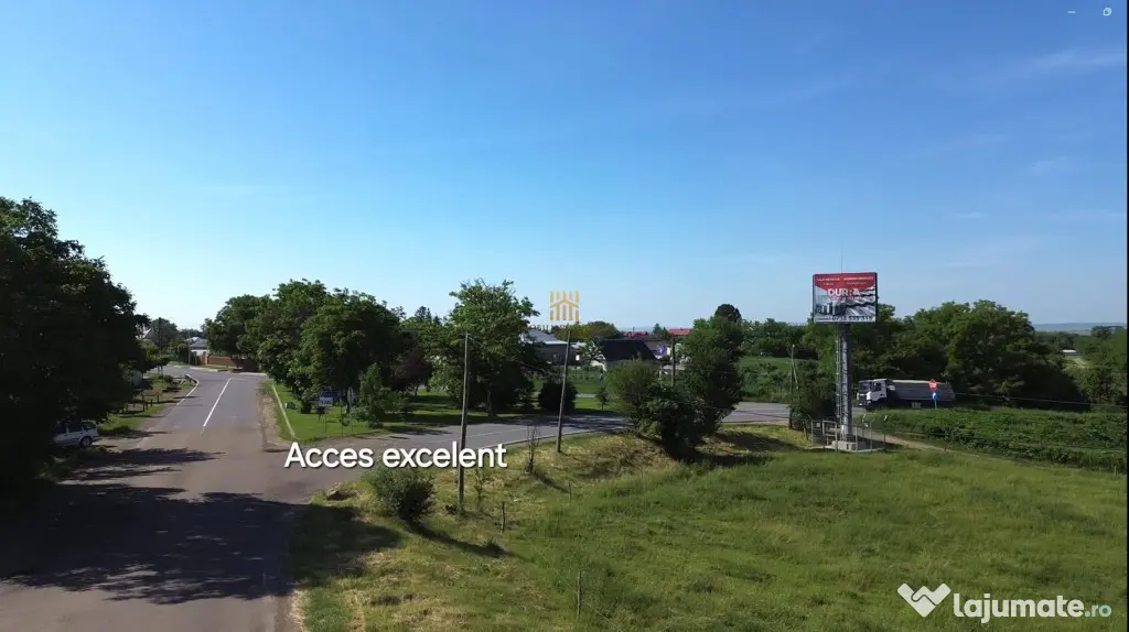 Teren Intravilan 5500 mp de Inchiriat Intersectia Hutani Su
