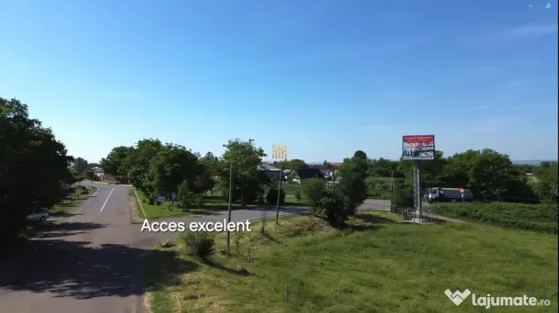 Teren Intravilan 5500 mp de Inchiriat Intersectia Hutani Su