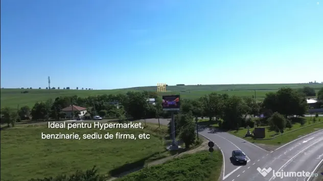 Teren Intravilan 5500 mp de Inchiriat Intersectia Hutani Su