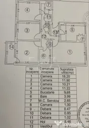4 camere decomandat, 1/4, bloc 1986, 85mp-Gorjului