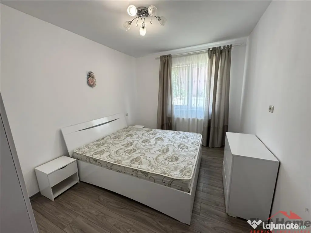 Apartament 2 camere, mobilat utilat, parter, bloc nou, Piat