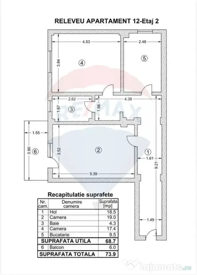 DE VANZARE 2 Camere / Rezidențial Boutique –Matei Mill...