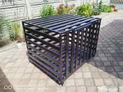 Țarc/Cușcă fier sudata și vopsită cu balamale și lacăt 