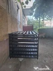 Țarc/Cușcă fier sudata și vopsită cu balamale și lacăt 