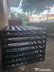 Țarc/Cușcă fier sudata și vopsită cu balamale și lacăt 