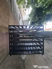 Țarc/Cușcă fier sudata și vopsită cu balamale și lacăt 