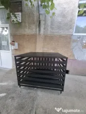 Țarc/Cușcă fier sudata și vopsită cu balamale și lacăt 