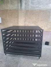 Țarc/Cușcă fier sudata și vopsită cu balamale și lacăt 