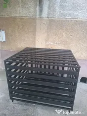 Țarc/Cușcă fier sudata și vopsită cu balamale și lacăt 