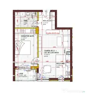 Apartament 2 camere str. Tineretului, Floresti