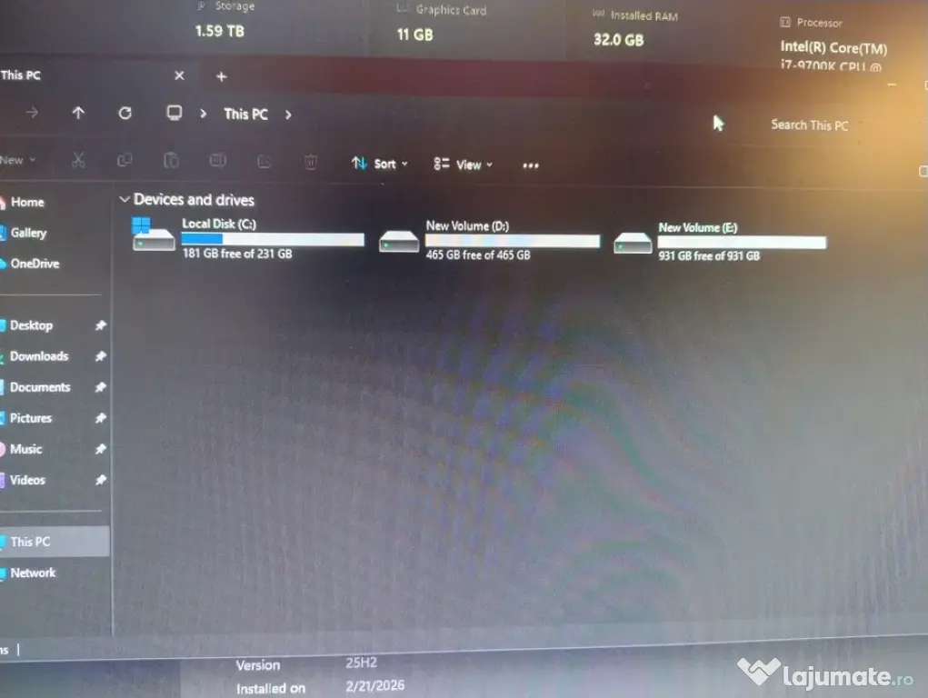 PC Gaming - GTX 1080Ti, I7 9700K, 32GB RAM DDR4 3600Mhz