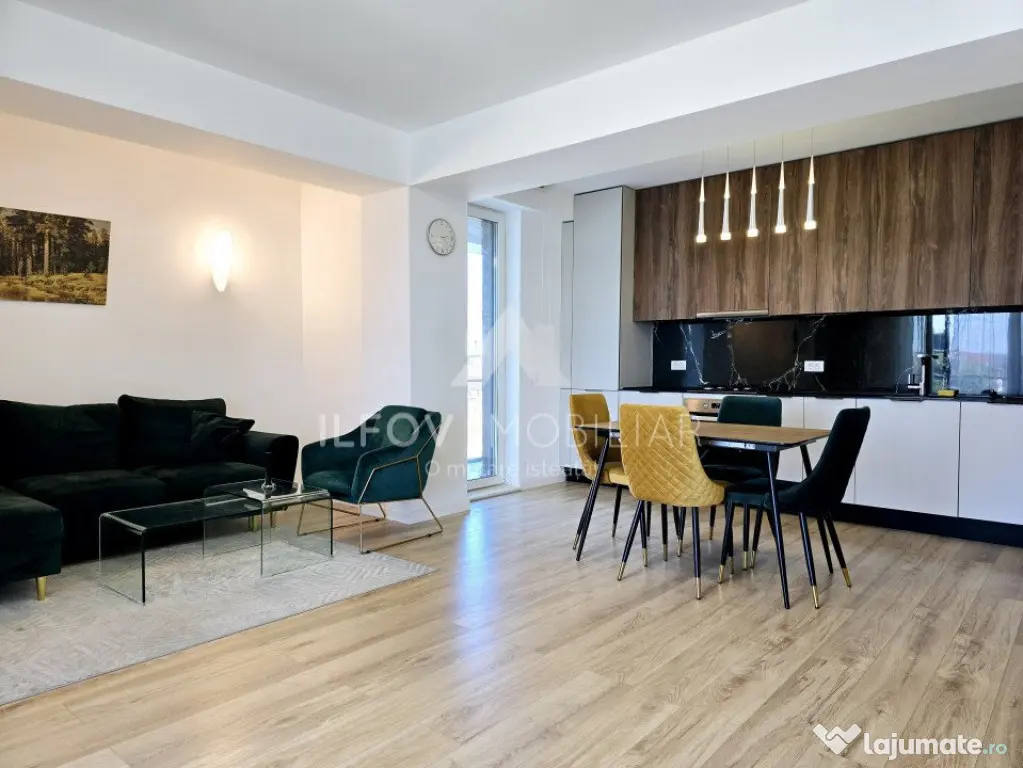 Apartament 2 camere, spatii generoase, 77mp, utilat si mobil