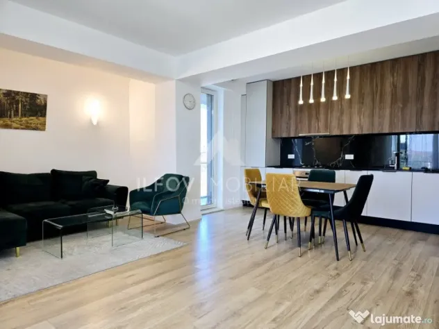 Apartament 2 camere, spatii generoase, 77mp, utilat si mobil