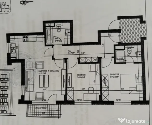 Apartament 3 camere | Grădină privată + parcare | Tractorul