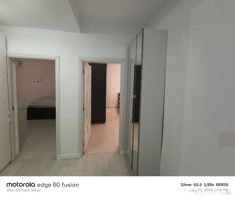 Închiriez apartament 3 camere – 83 mp utili + balcon 7 mp, Dudu