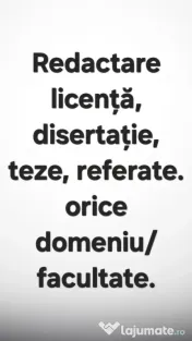 Redactare, orice domeniu. 
