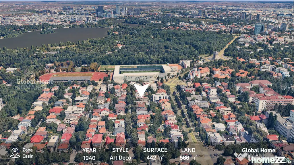 Interbelic Art Deco Villa 440 sqm + Land 566 sqm • Zona Do