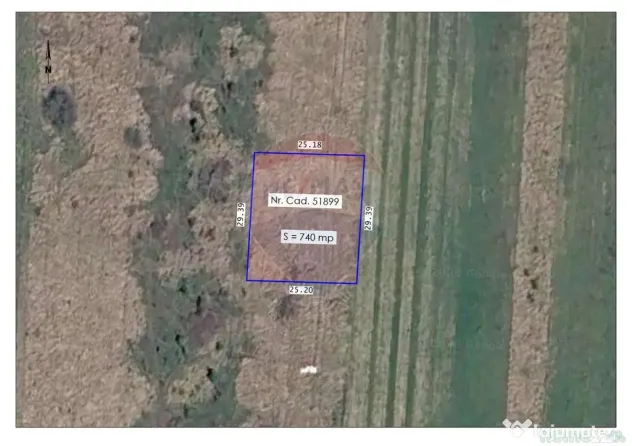 Teren intravilan de vânzare – 740 mp, Oșorhei, județ... - Osorhei (Bihor)