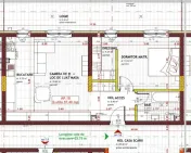 Apartament 2 camere, terasa 22mp, 57,40mp, garaj, Tva inclus 