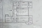 Apartament 3 camere, etajul 1, Gara- Scoala Stefan Barsanesc 