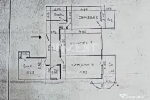 Apartament 3 camere, etajul 1, Gara- Scoala Stefan Barsanesc