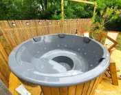 Ciubăr din fibră de sticlă 4-6 persoane | Jacuzzi | Hidromasaj 