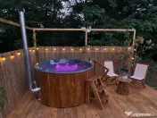 Ciubăr din fibră de sticlă 4-6 persoane | Jacuzzi | Hidromasaj 
