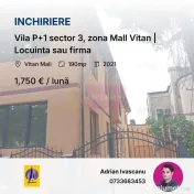 Vila P+1 sector 3, zona Mall Vitan | Locuinta sau firma 