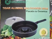 Vand tigaie Grunberg aluminiu placata cu ceramica,26cm 