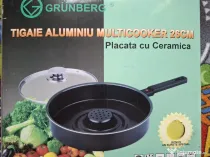 Vand tigaie Grunberg aluminiu placata cu ceramica,26cm