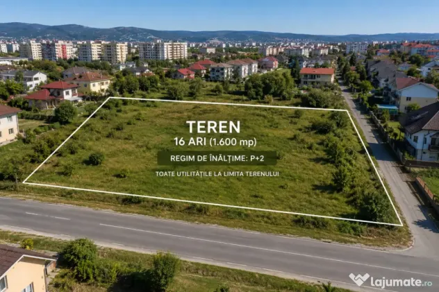 Teren 1.600 mp în zona Lămâiței – P+2, ideal pentru de