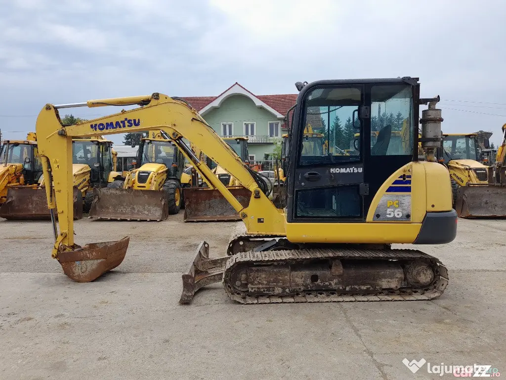 Miniexcavator Komatsu PC56, 2007, 5,6 tone