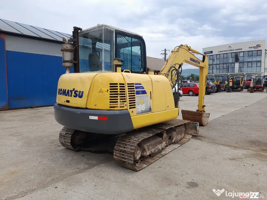 Miniexcavator Komatsu PC56, 2007, 5,6 tone