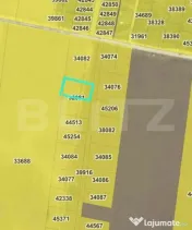 Teren intravilan 1.235 mp, deschidere 27,5 ml, zona Carcea