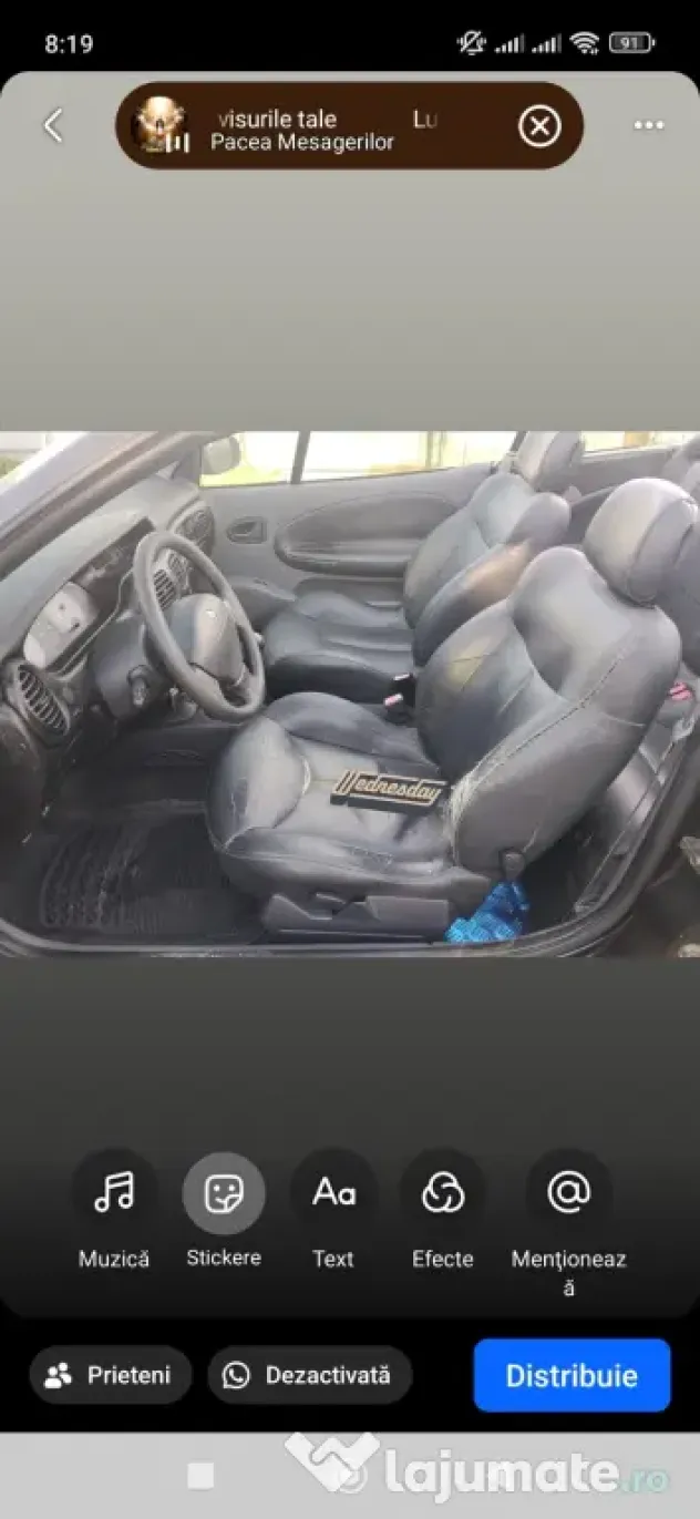 Vând Renault cabrio
