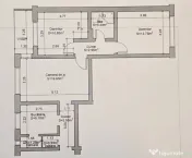 Apartament 3 camere Cotroceni, etaj 4, mobilat parțial