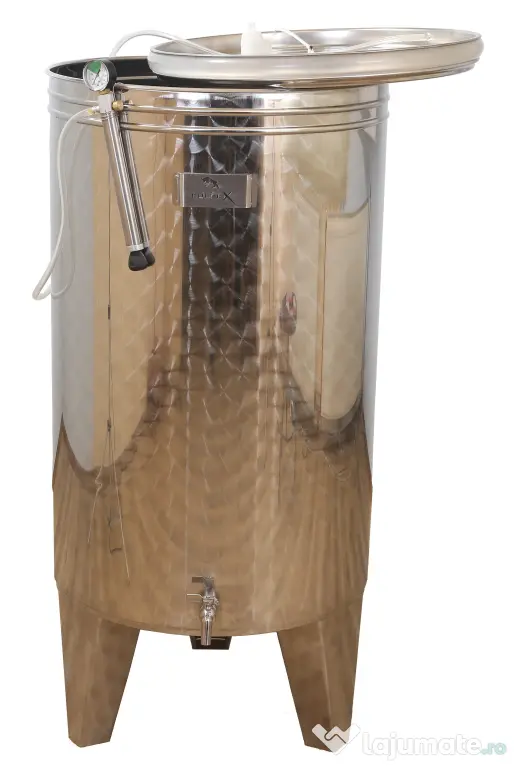 1.000 litri Cisterna Inox Alimentar Capac flotant pneumatic Vas/Vinifica