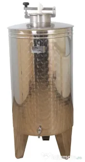 1.000 litri Cisterna Inox Alimentar Capac flotant pneumatic Vas/Vinifica 
