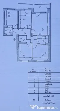 MIOVENI Primarie Apartament 4 camere decomandat 86mp Rate 