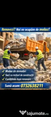 Debarasarii și caram moloz 