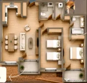 Apartament 2 Camere, 51 mp, Parcare Subterana si Tva inclus, 
