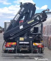autocamion Volvo FM 62 RB Schwarzmuller, cu macara hidraulica tip HIAB 