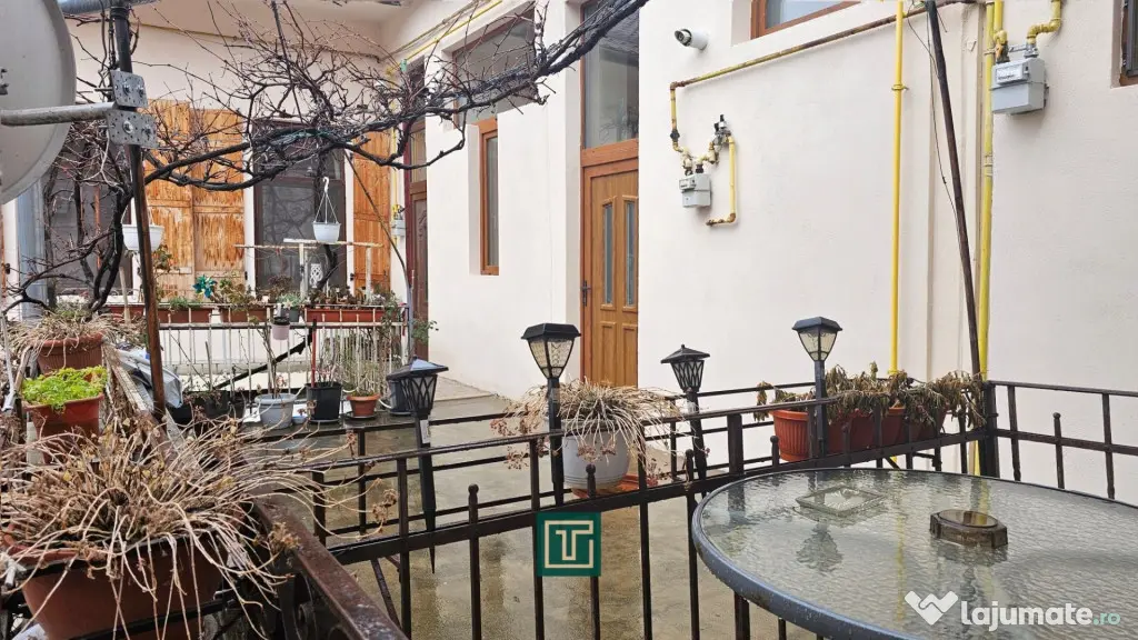 Apartament cu personalitate cu 2 camere cu terasă în centr